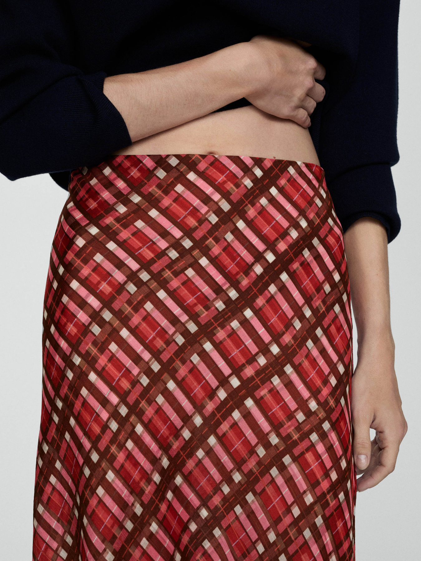 Спідниця міді MANGO Модель 77064023_76 Фото