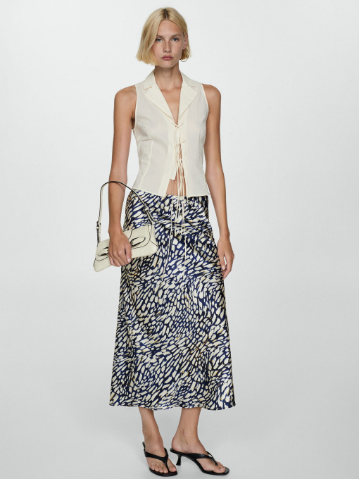 Спідниця міді MANGO модель 77085646_52 Фото