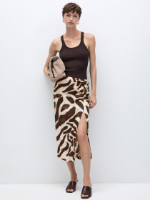 Спідниця міді MANGO модель 77094038_30 Фото