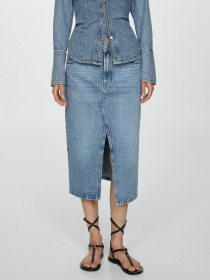 Джинсовая юбка MANGO модель 77094054_TM Фото