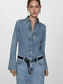 Джинсовая юбка MANGO модель 77094054_TM Фото