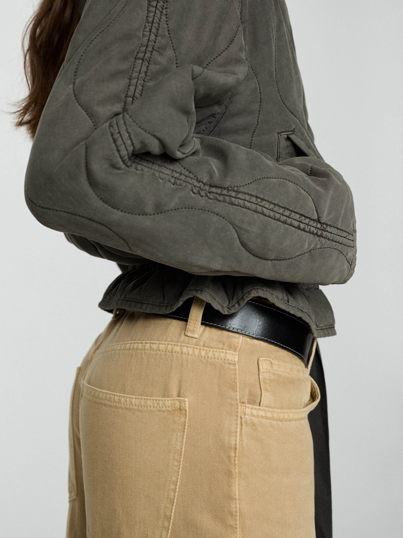 Бомбер MANGO модель 77055654_92 Фото