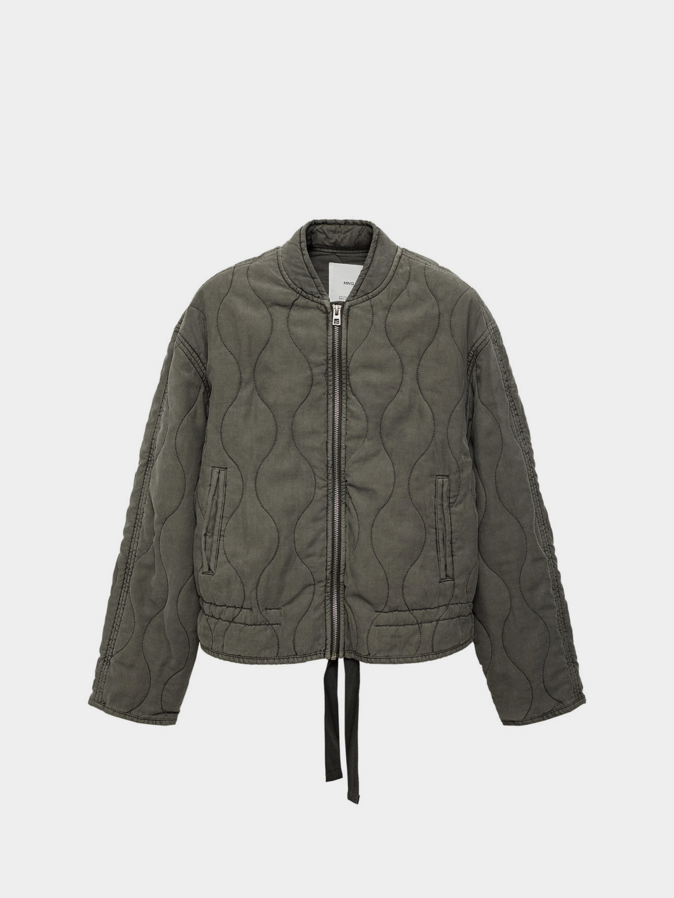 Бомбер MANGO модель 77055654_92 Фото