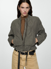 Бомбер MANGO модель 77055654_92 Фото