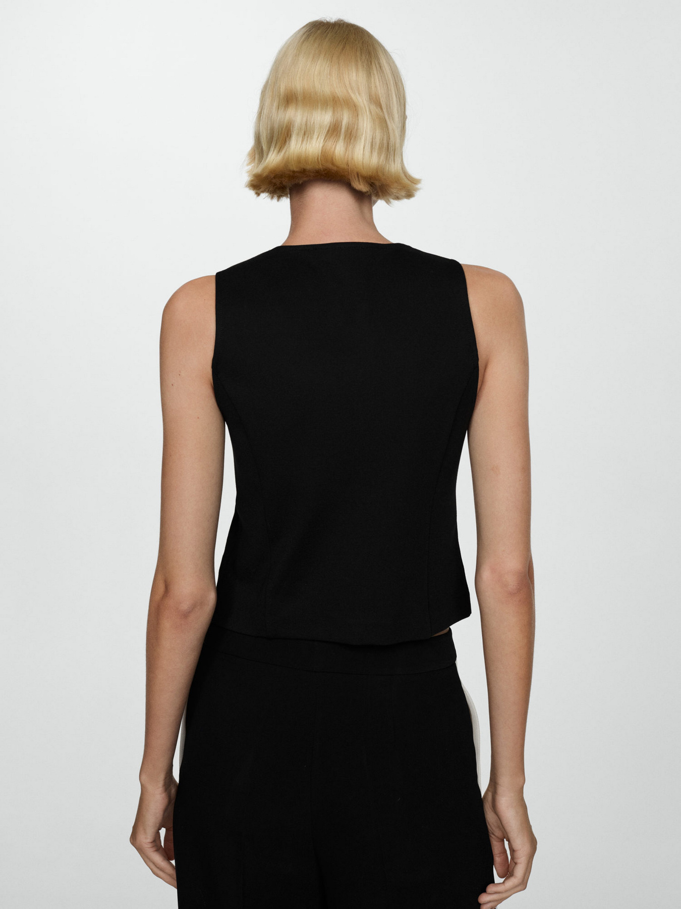 Жилет классический MANGO модель 77084021_99 Фото