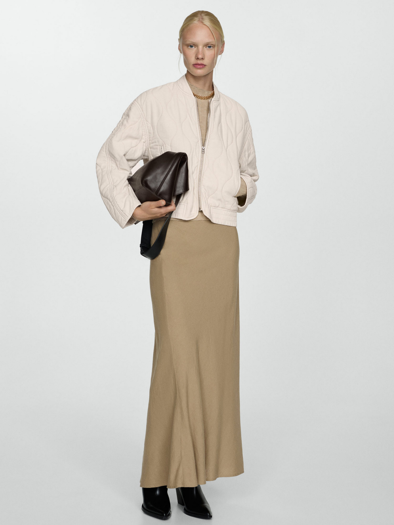 Бомбер MANGO модель 77095653_5 Фото