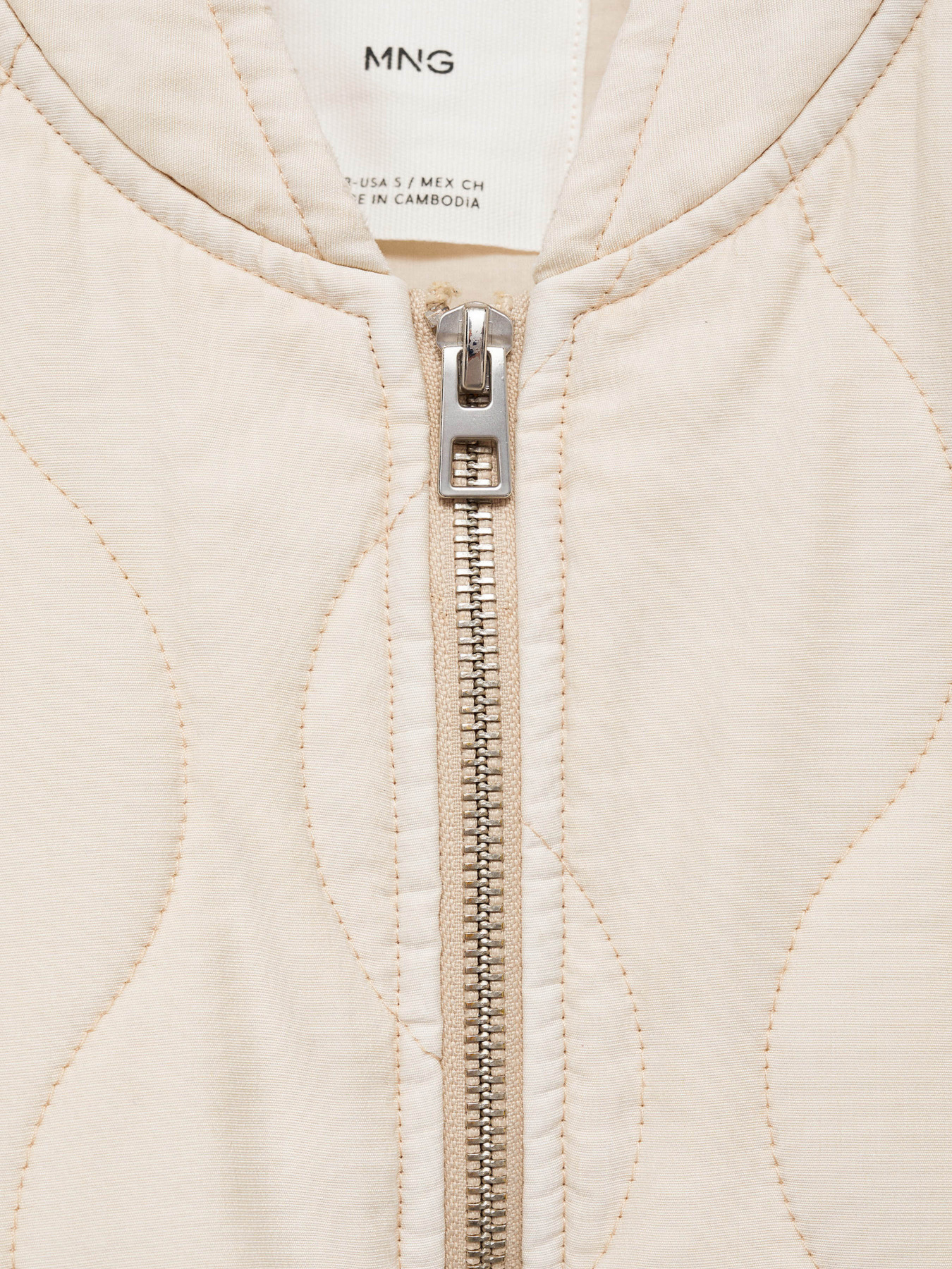 Бомбер MANGO модель 77095653_5 Фото