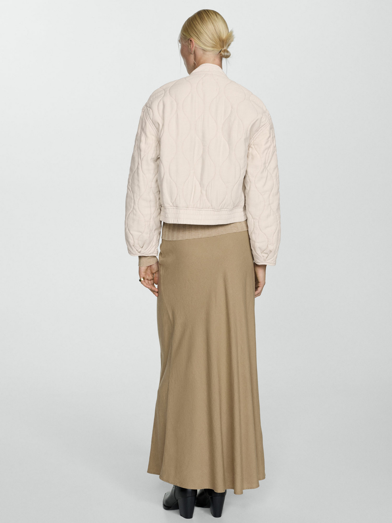 Бомбер MANGO модель 77095653_5 Фото