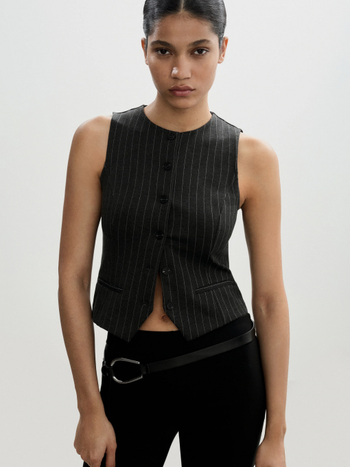 Жилет классический MANGO модель 77984021_92 Фото