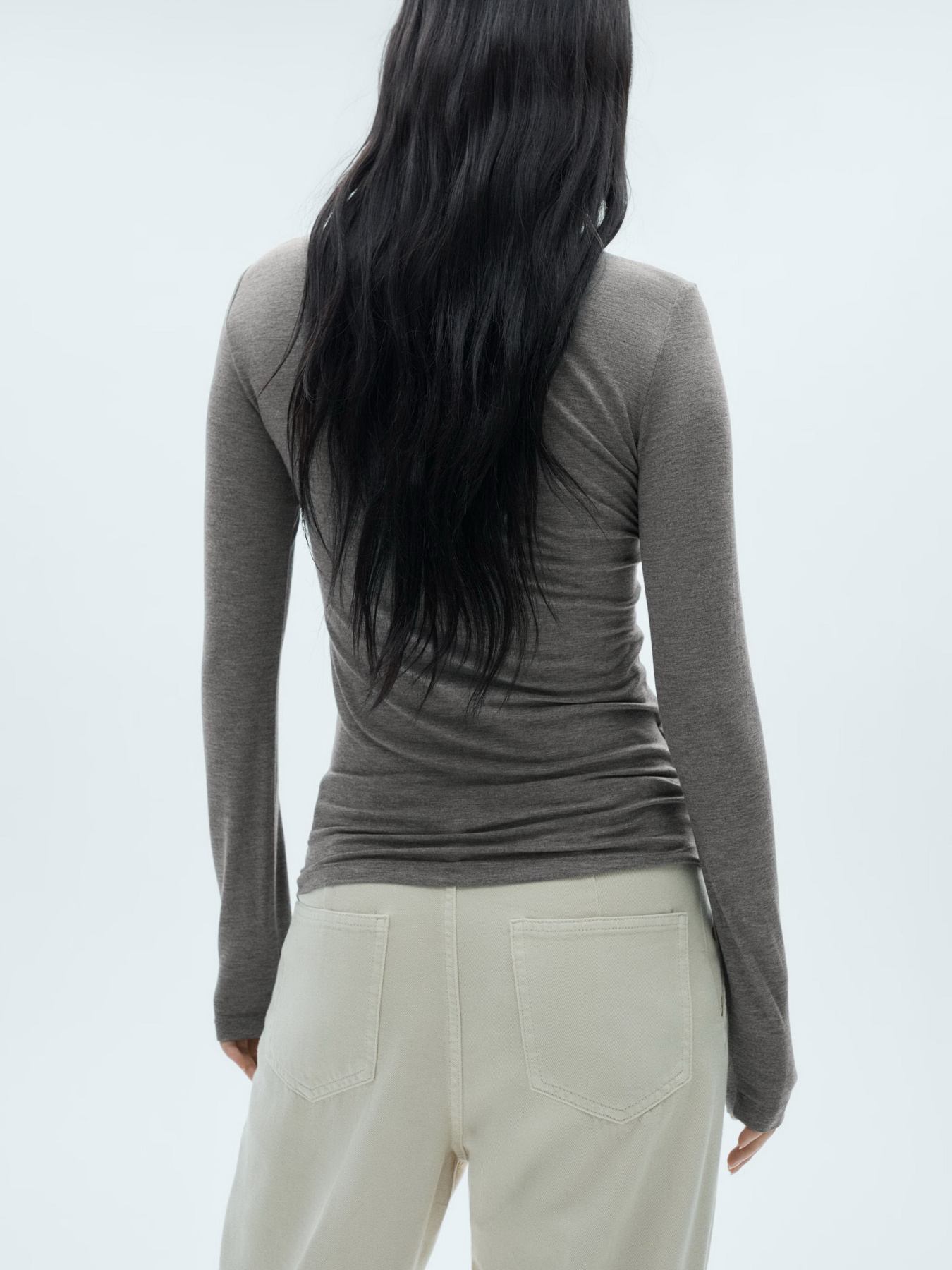 Лонгслів MANGO модель 77906724_94 Фото