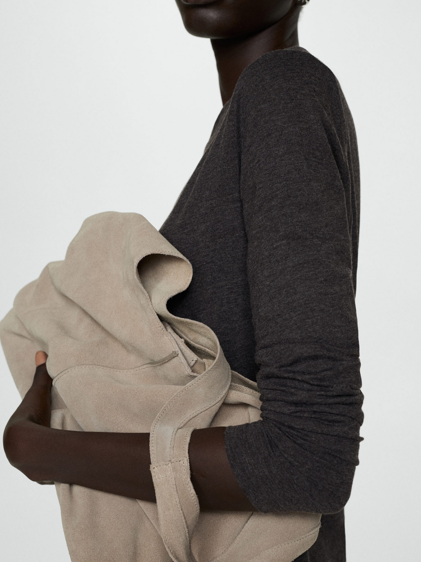 Лонгслив MANGO модель 77074760_92 Фото