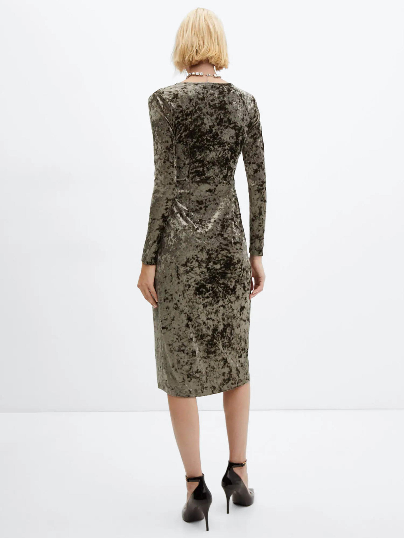 Платье миди MANGO Xmarti модель 57079104_37 Фото