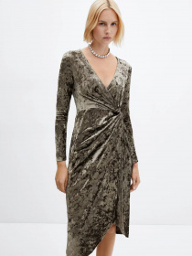 Платье миди MANGO Xmarti модель 57079104_37 Фото