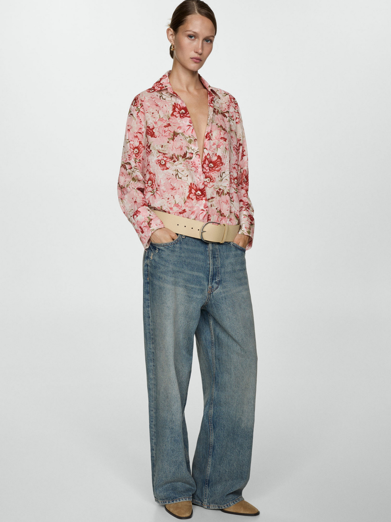 Рубашка MANGO модель 77004027_82 Фото