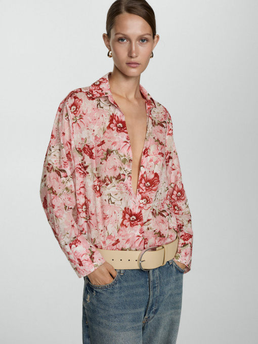 Рубашка повседневная MANGO модель 77004027_82 Фото