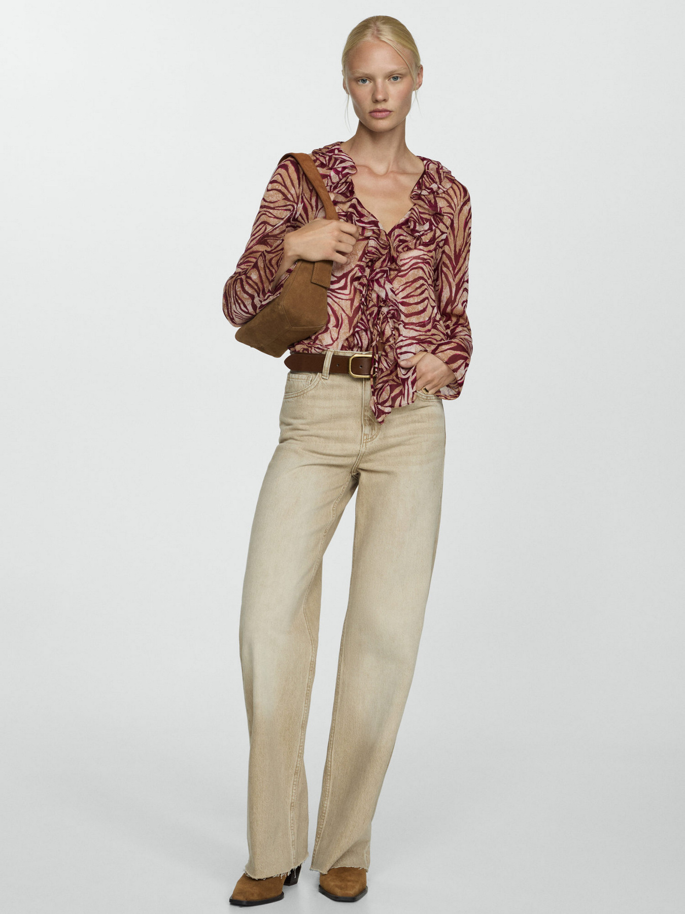 Блуза MANGO модель 77065646_76 Фото