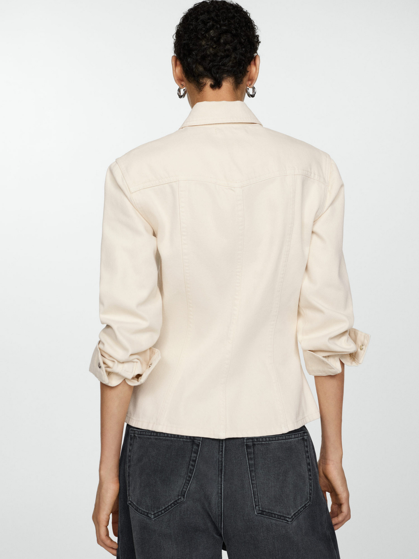 Рубашка повседневная MANGO модель 77044071_5 Фото