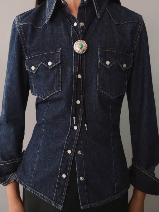 Рубашка повседневная MANGO модель 77045644_TO Фото