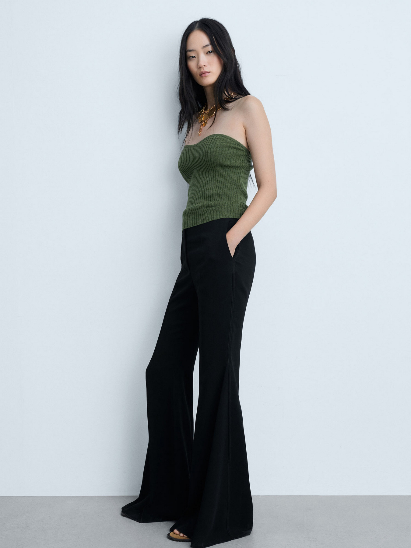 Штани палаццо MANGO модель 77004798_99 Фото