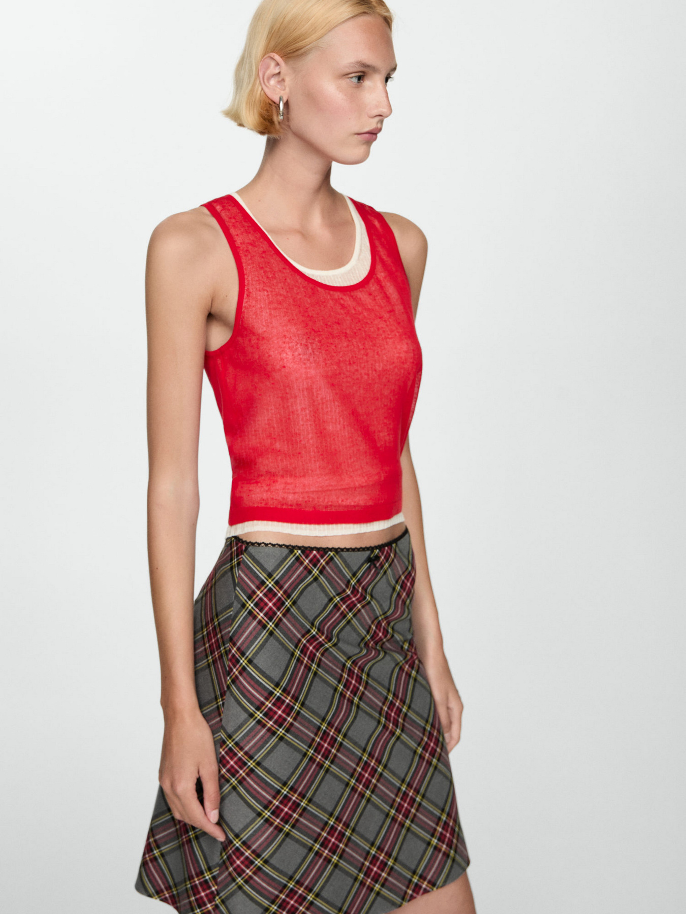 Спідниця міні MANGO модель 77054768_70 Фото