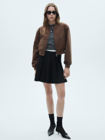 Юбка мини MANGO модель 77964786_99 Фото