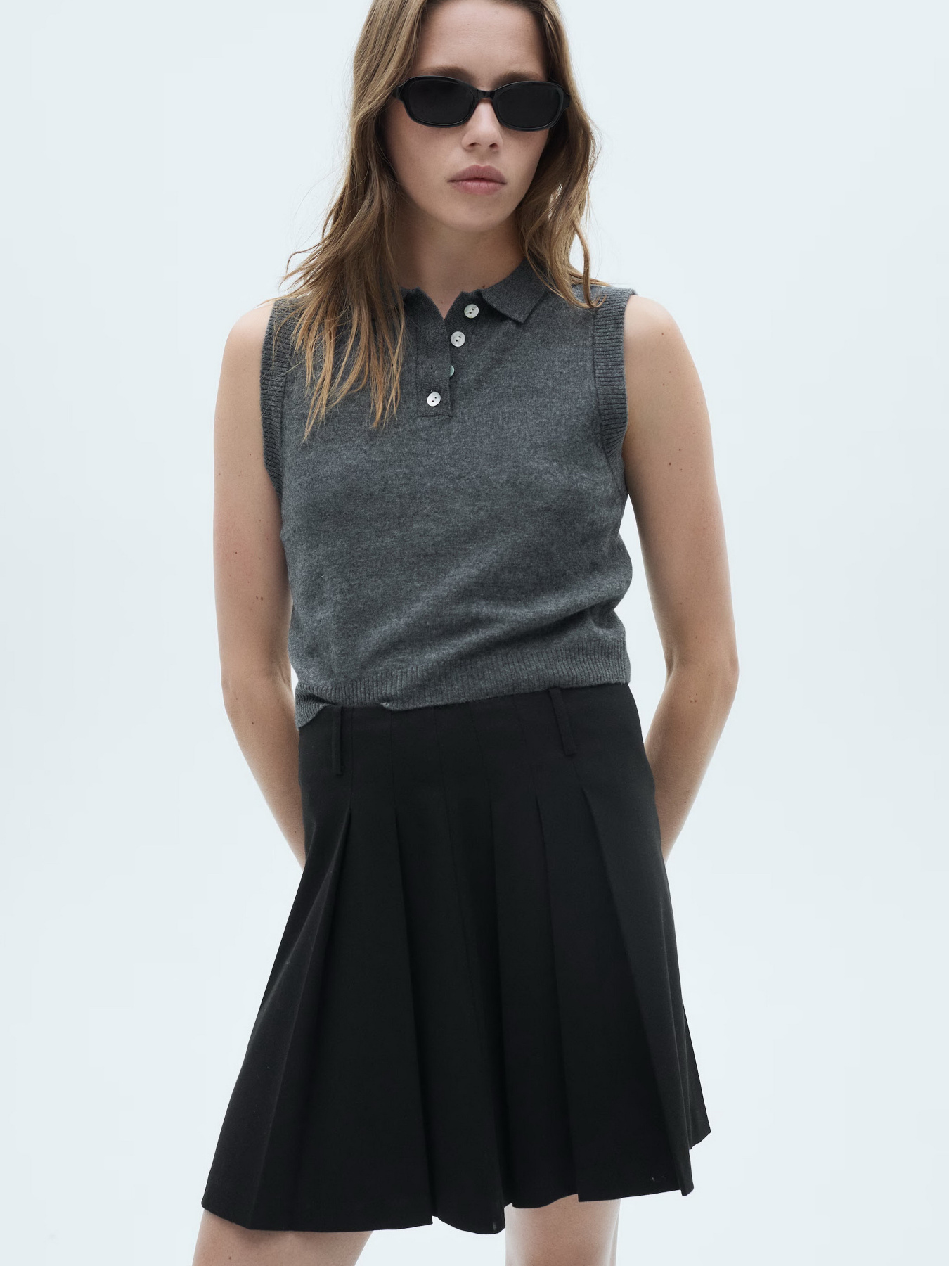 Юбка мини MANGO модель 77964786_99 Фото