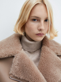 Дубленка MANGO Adri модель 57087702_35 Фото