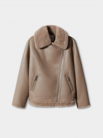 Дубленка MANGO Adri модель 57087702_35 Фото