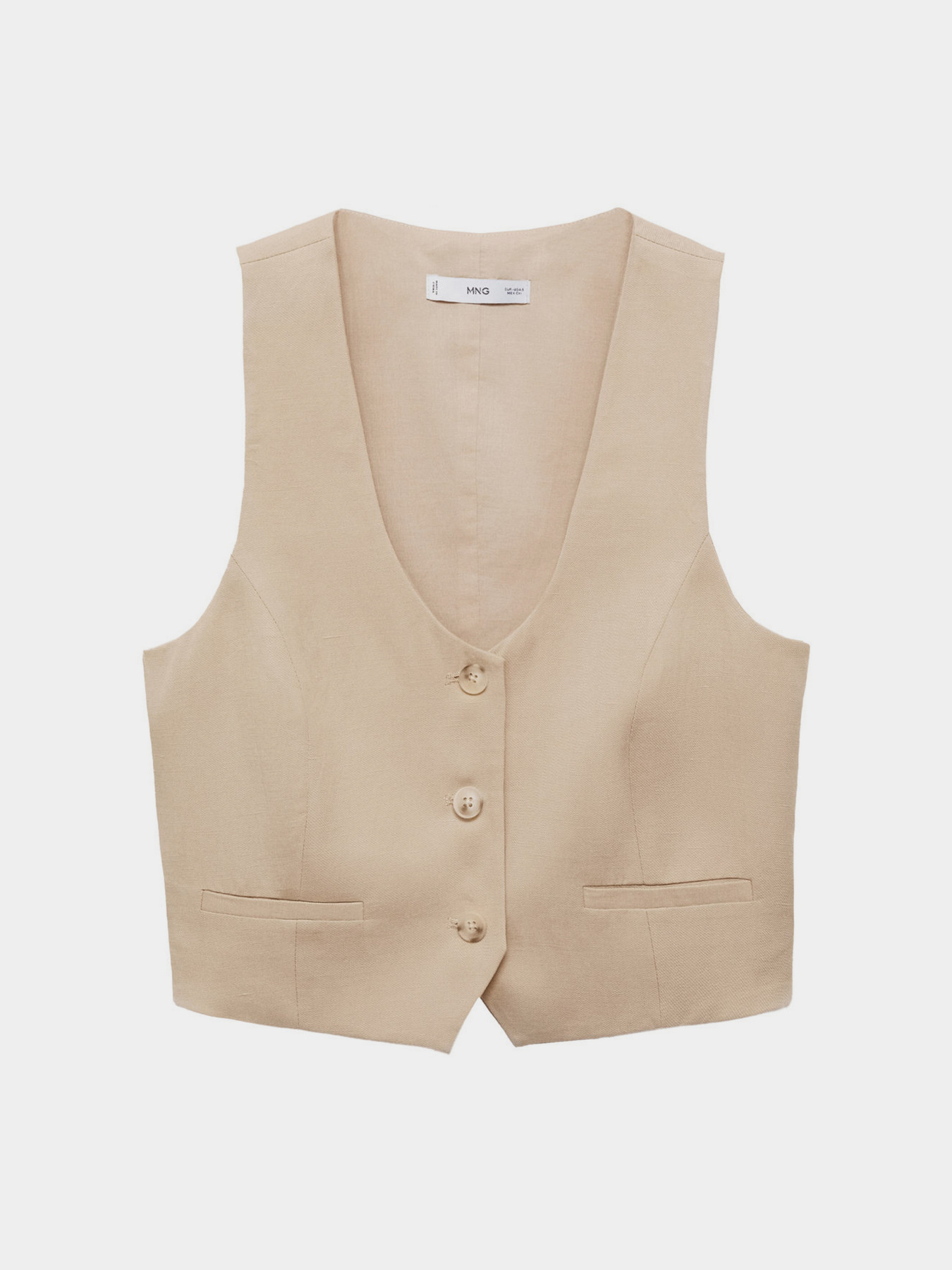Жилет классический MANGO модель 77084024_8 Фото