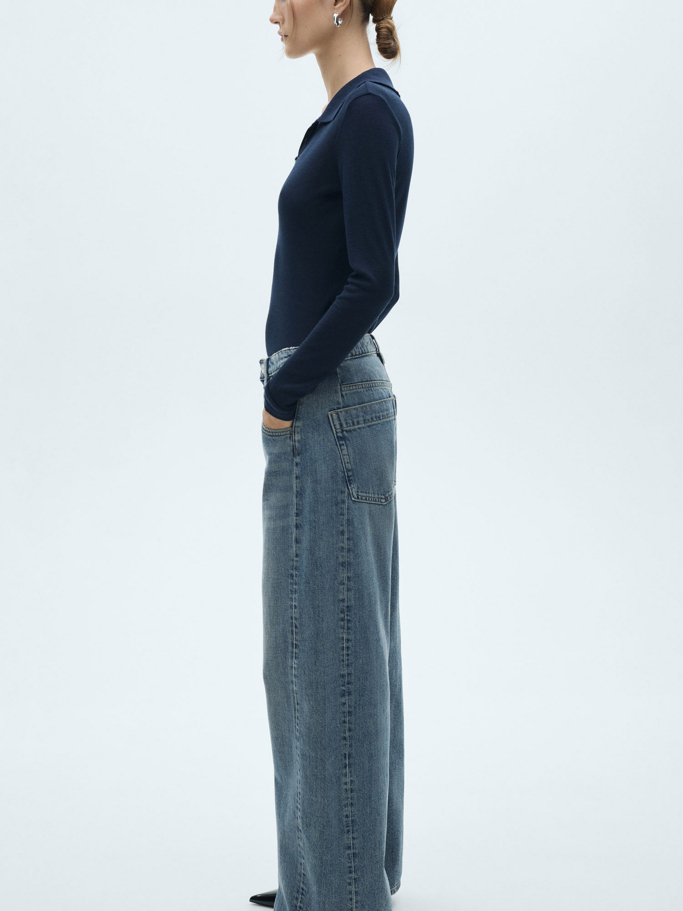 Прямые джинсы MANGO модель 77025651_TM Фото