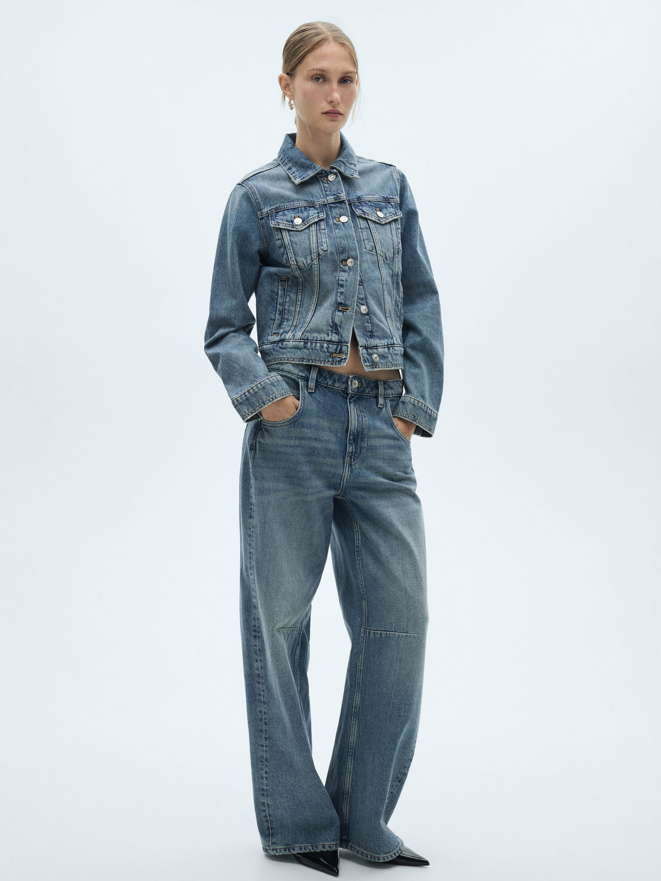 Прямые джинсы MANGO модель 77025651_TM Фото