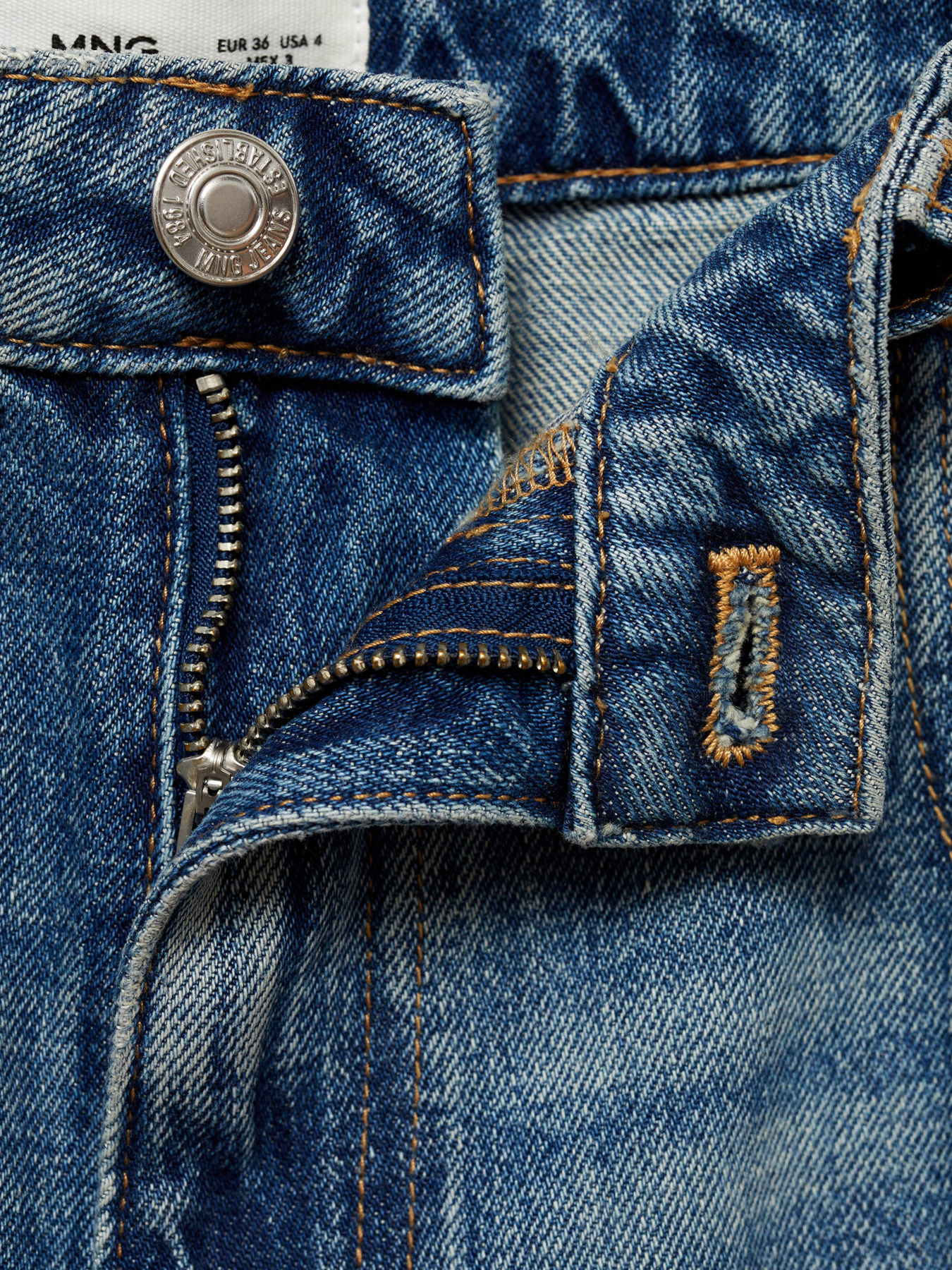 Прямые джинсы MANGO модель 77025651_TM Фото