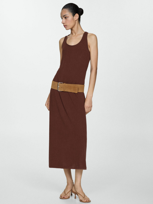 Платье миди MANGO модель 77010370_30 Фото