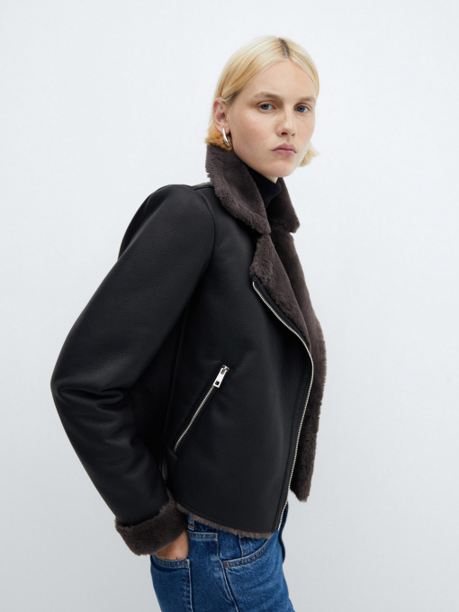 Дубленка MANGO Cadi модель 57075952_99 Фото