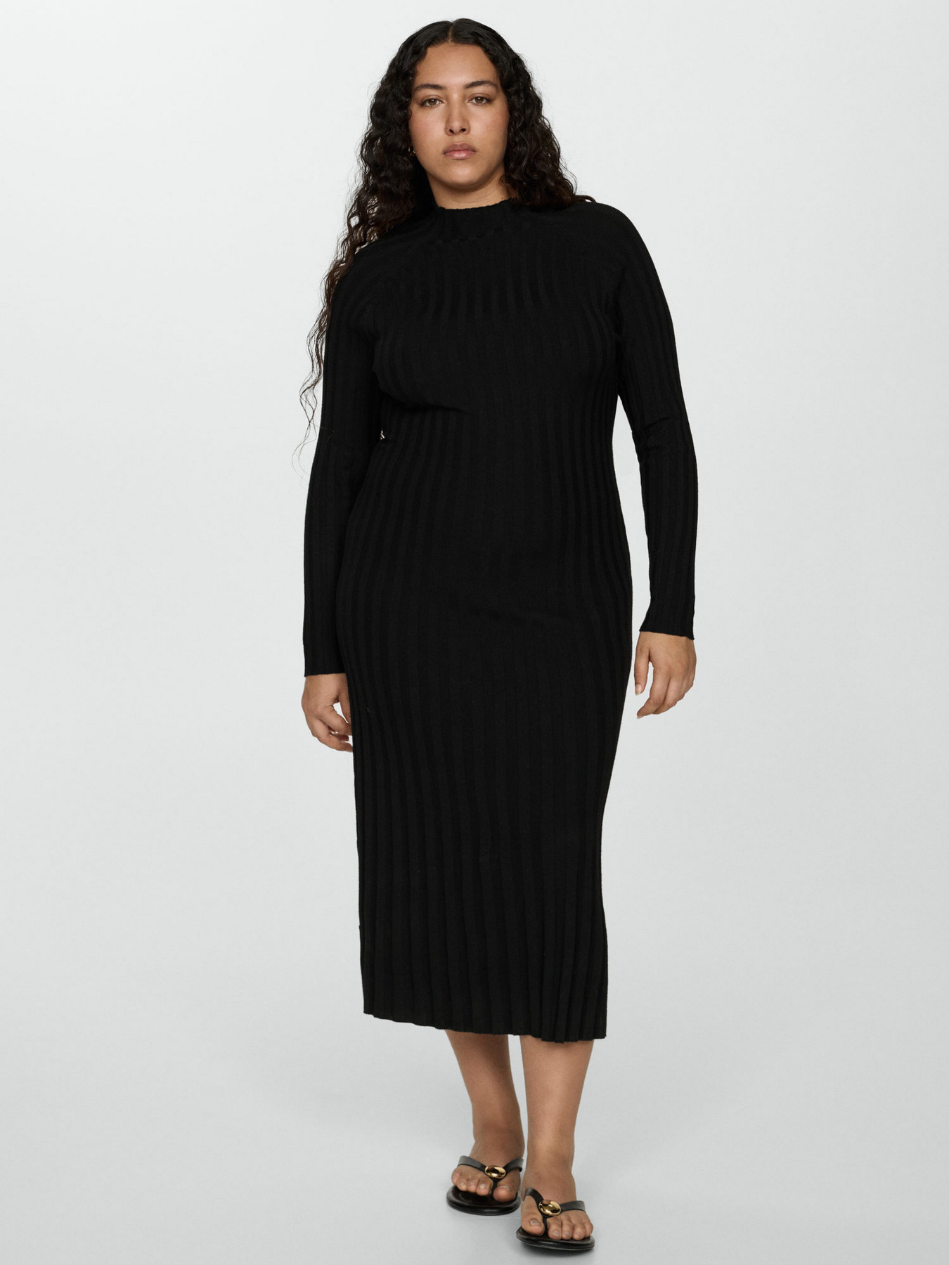 Платье миди MANGO модель 77085645_99 Фото