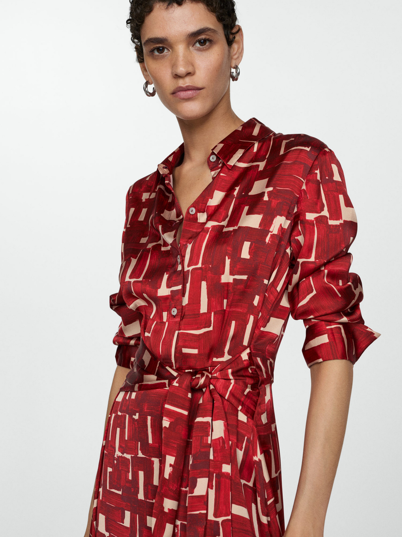 Платье миди MANGO модель 77015673_76 Фото