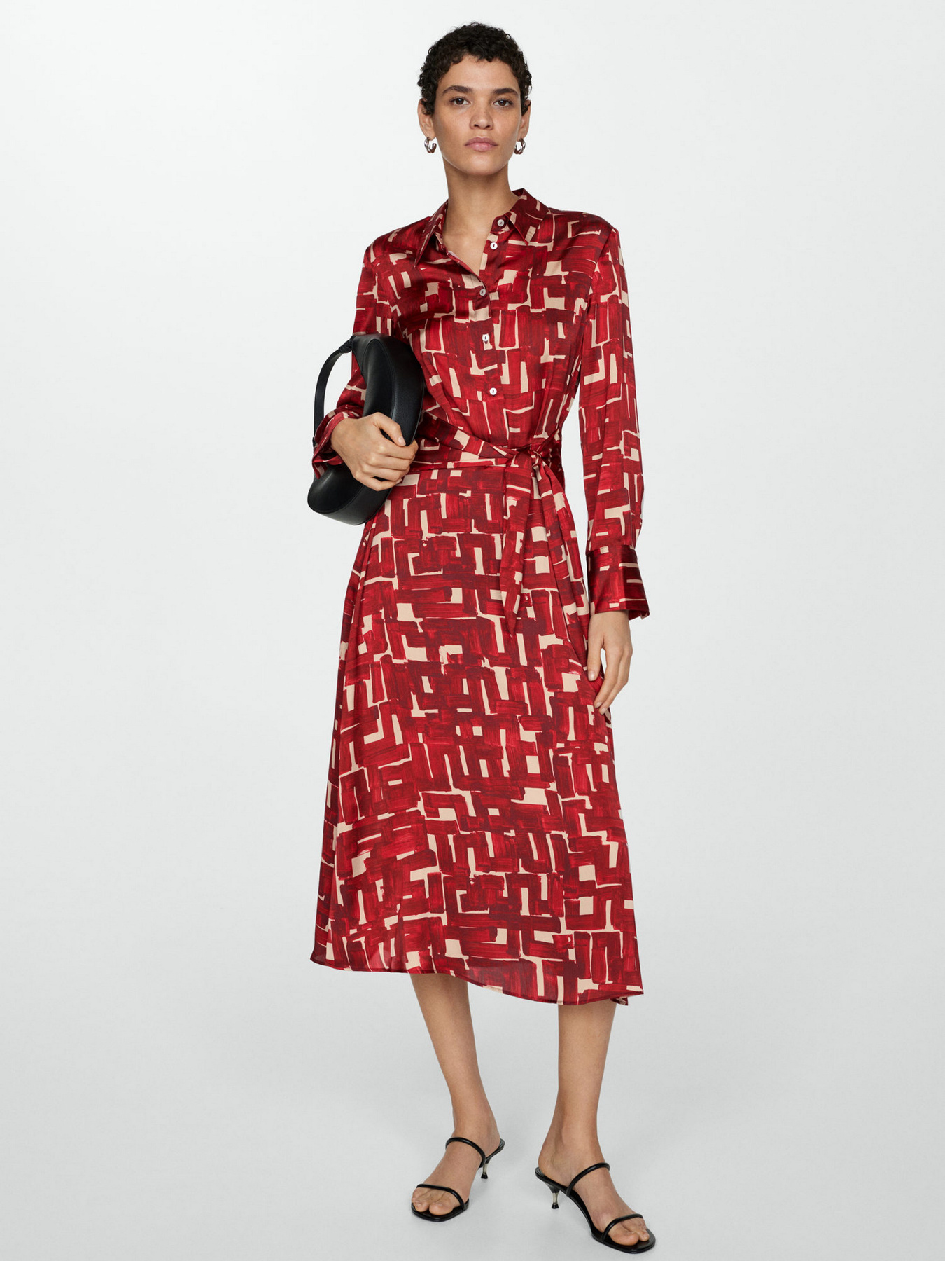 Платье миди MANGO модель 77015673_76 Фото