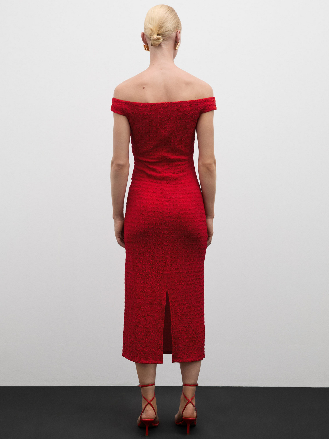 Платье миди MANGO модель 77064030_70 Фото