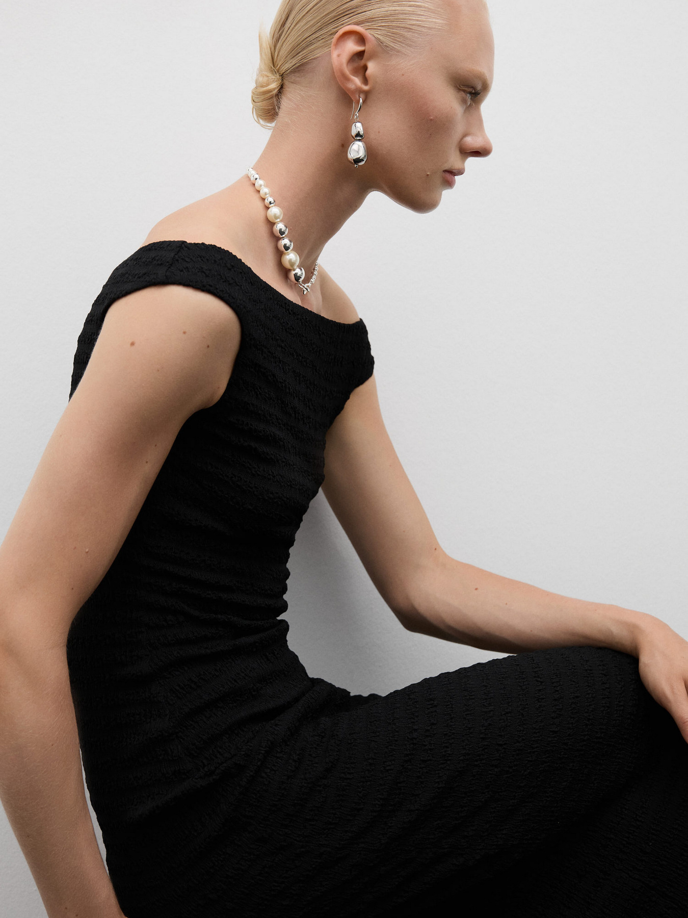 Платье миди MANGO модель 77064030_99 Фото