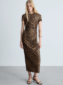 Платье миди MANGO модель 77066753_30 Фото