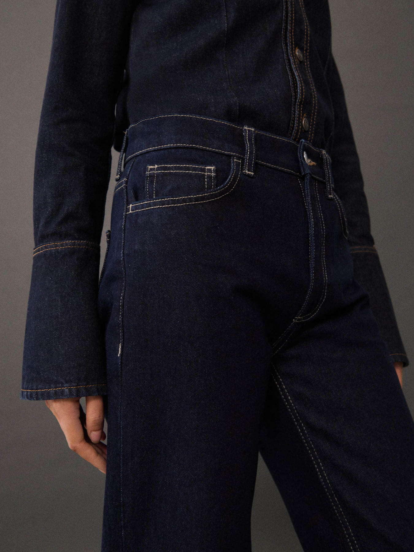 Прямые джинсы MANGO модель 77035658_TS Фото