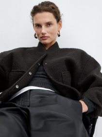 Бомбер MANGO Sugar модель 57065988_92 Фото