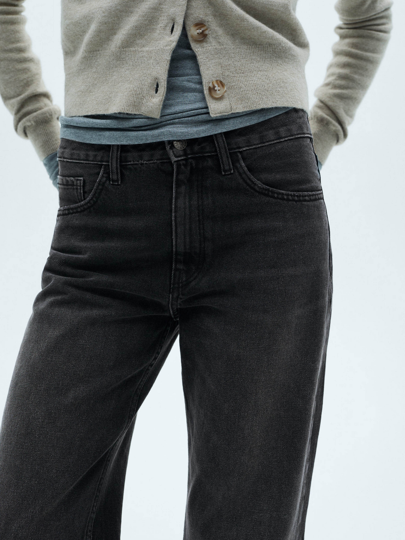 Прямые джинсы MANGO модель 77025653_TN Фото