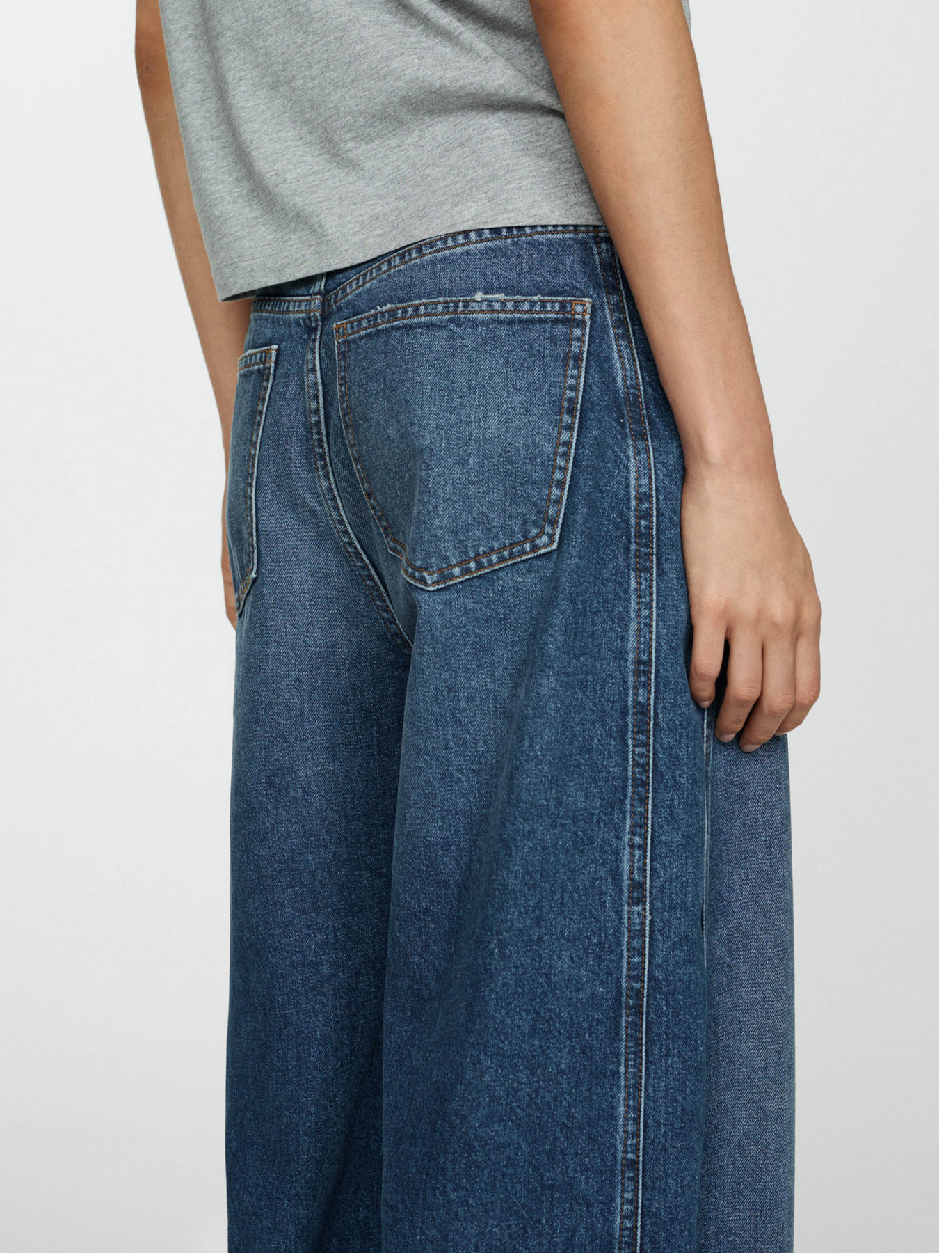 Широкі джинси MANGO модель 77055666_TO Фото