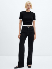 Широкие джинсы MANGO Danila модель 57005976_TN Фото