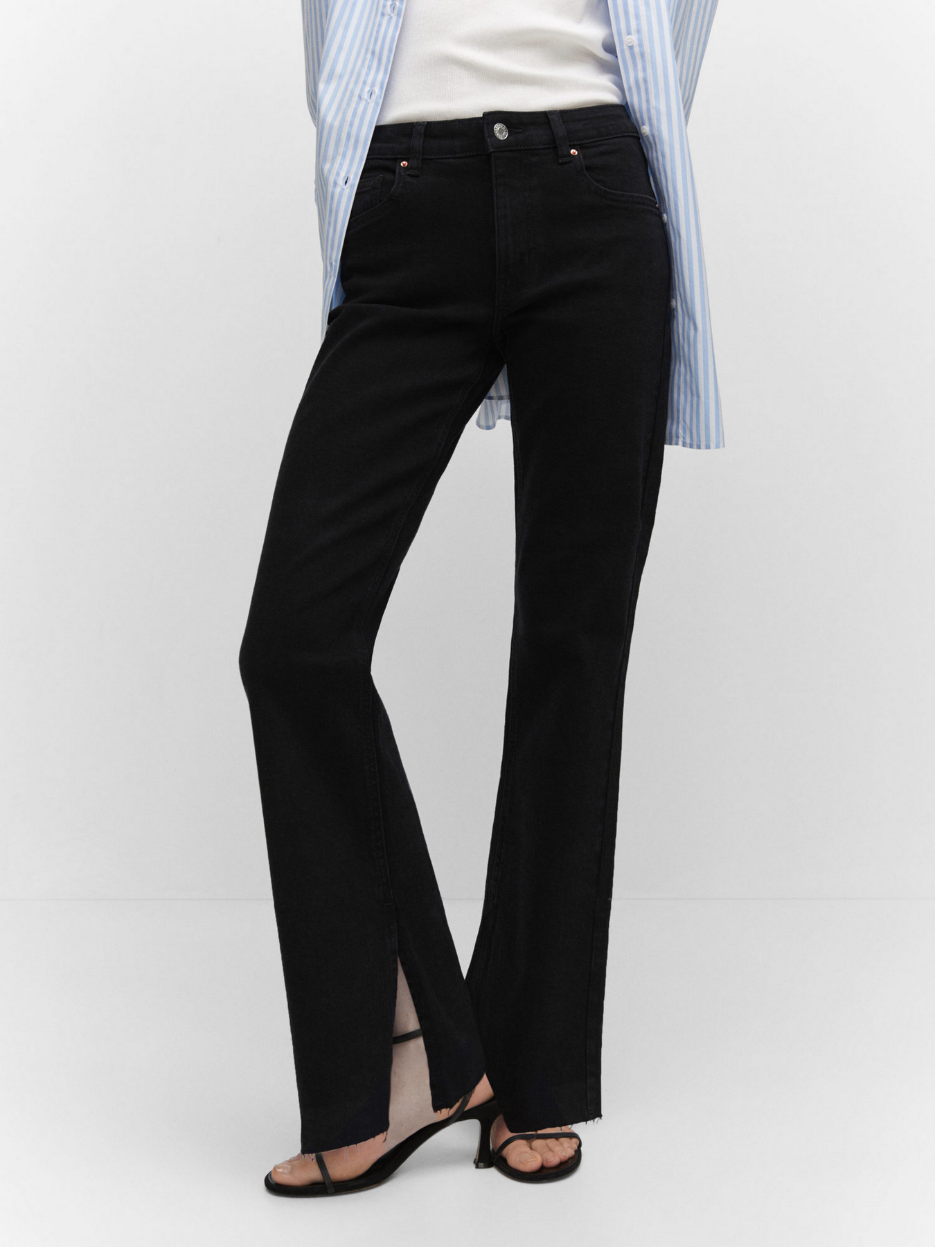 Прямі джинси MANGO Elle модель 57087719_TN Фото