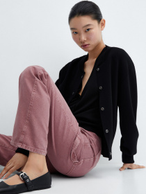 Широкі джинси MANGO Jaione модель 57045970_68 Фото