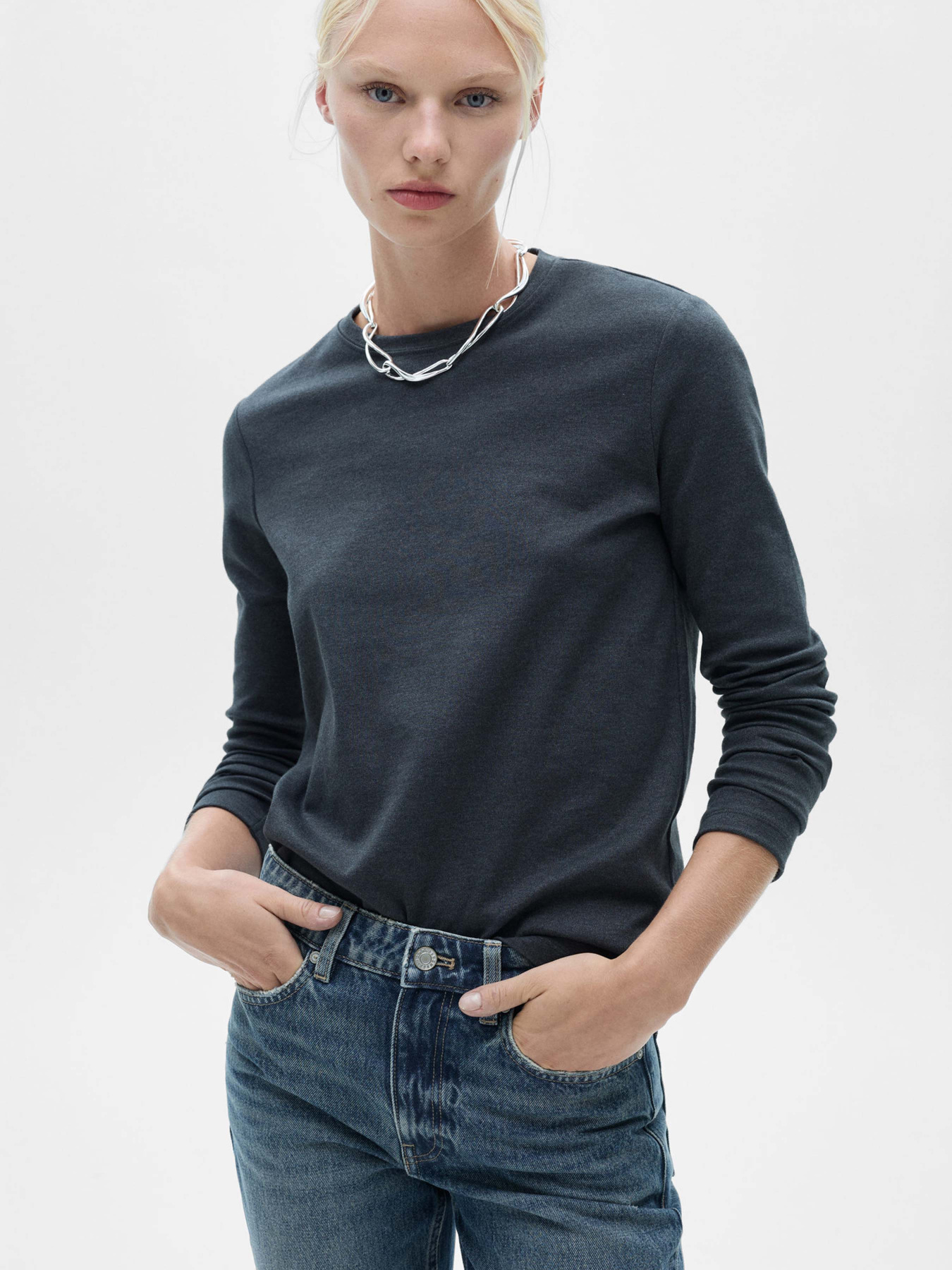 Прямые джинсы MANGO модель 77004034_TO Фото