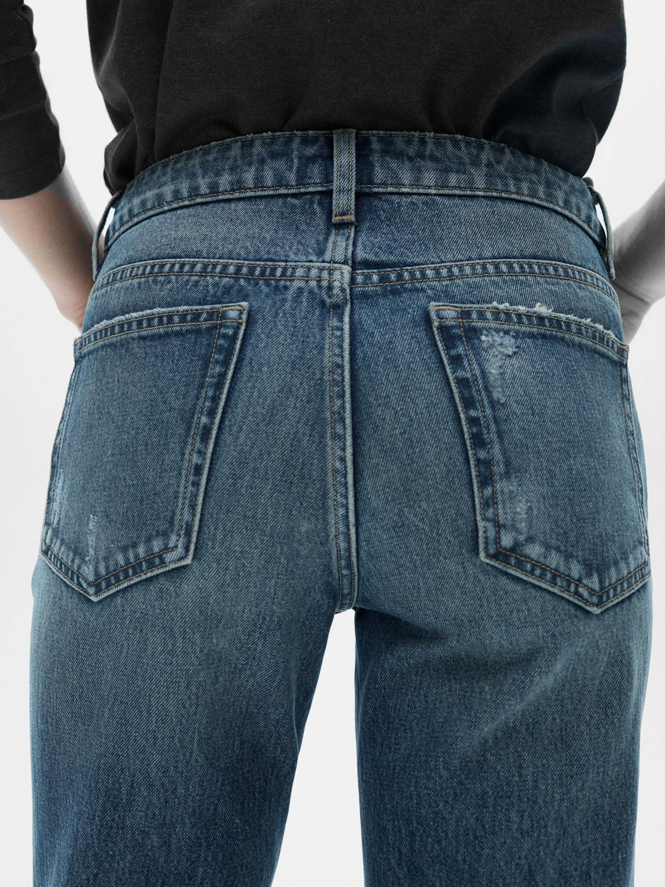 Прямые джинсы MANGO модель 77004034_TO Фото