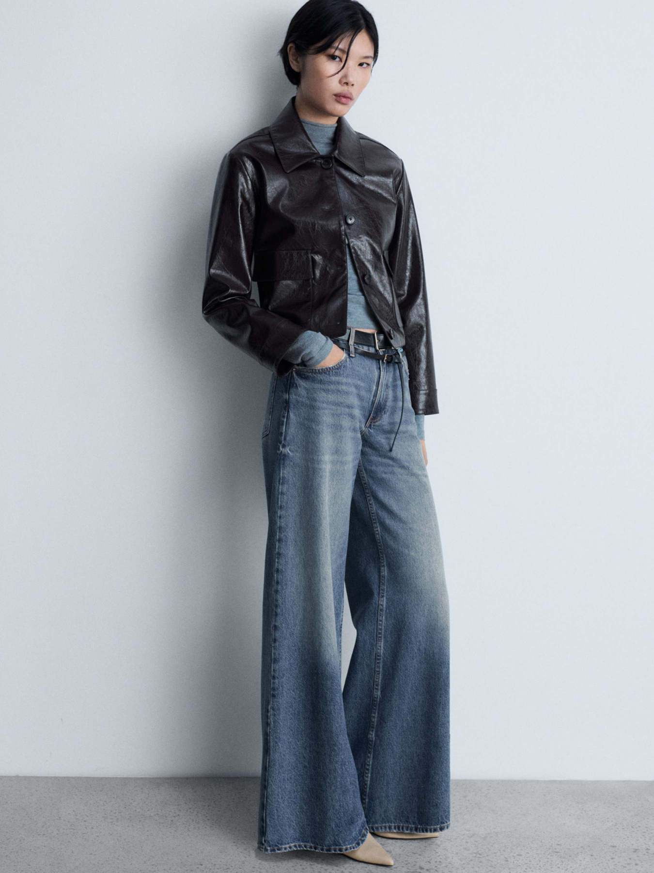 Широкі джинси MANGO модель 77007132_TO Фото